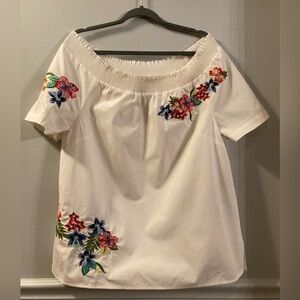 NWT Talbots Women's Embroidered Top